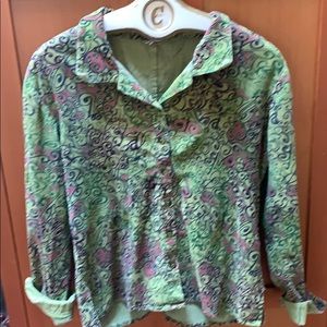 Super soft corduroy colorful shirt
